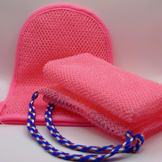 Duo Gants de douche corps et dos