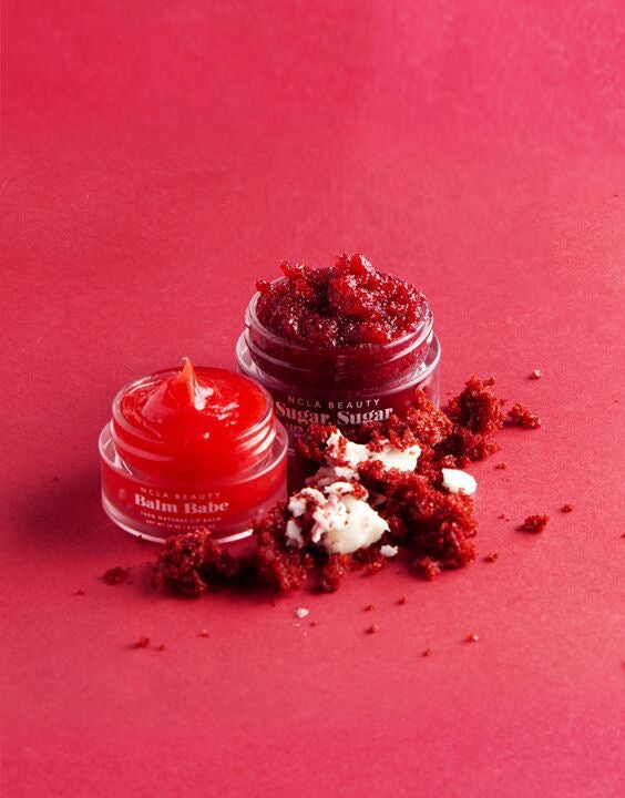 Gommage et Baume Lèvres roses
